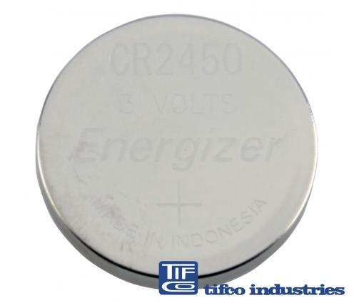 TIFCO Industries - Part#: 29167 - Button Cell Battery, 3V ECR2450