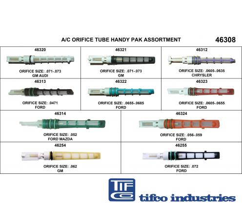 thumbnail image 2 of 10 Pack UAC EX4101C Purple A/C Orifice Tubes - Front Mount, Universal Fit 2 of 6