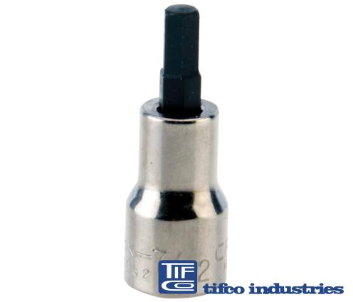 Tifco Industries Part Socket Hex Bit 3 8 X 3 8 Dr