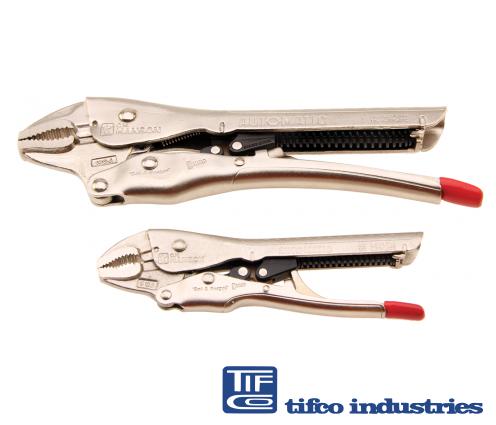 Self-Locking Multi-Grip Pliers with Wide Curved Jaws - TOPTUL The Mark of  Professional Tools