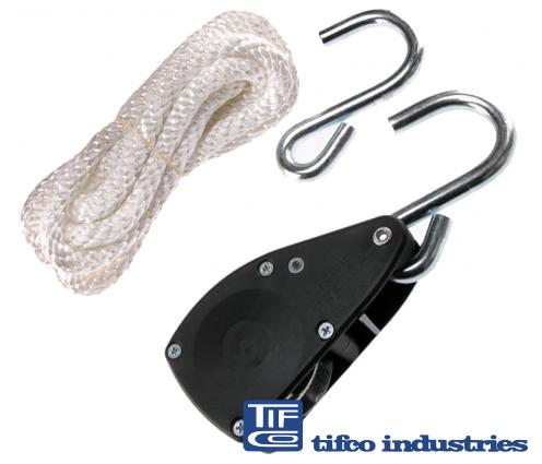 TIFCO Industries - Part#: 35271 - Rope Ratchet, 1/2 x 12 Ft