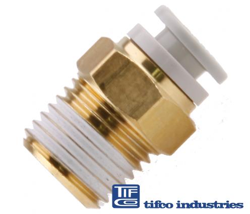 TIFCO Industries - Part#: 90104 - Metric DIN 90 Deg. Union Elbow