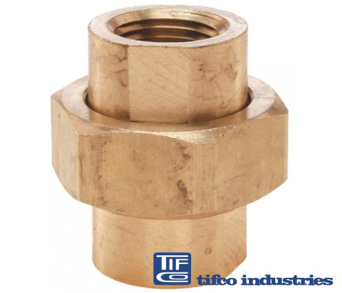TIFCO Industries - Tube / Pipe Fittings, Pipe Fittings, Brass, Union