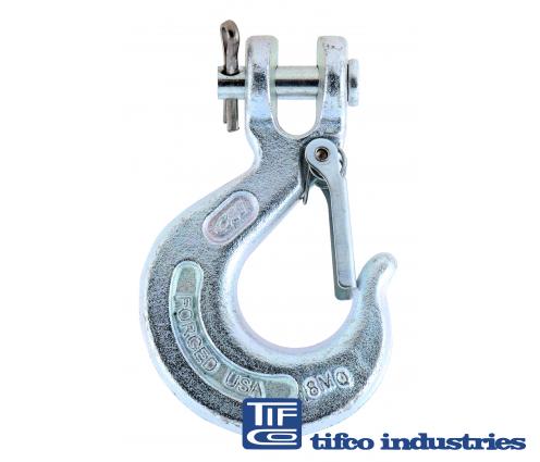 TIFCO Industries - Part#: 3806 - Clevis Latch Slip Hook, 5/16