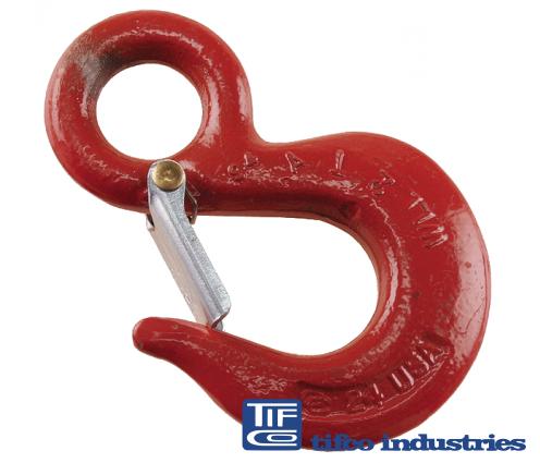 TIFCO Industries - Part#: 3822 - Eye Hoist Latch Hook, 2 Ton for 1/2