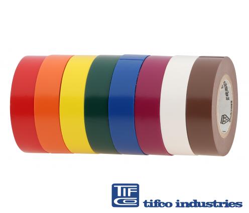 TIFCO Industries - Part#: 4285 - 3M OSHA Color Code Tape, 3/4 x 66 Ft Red