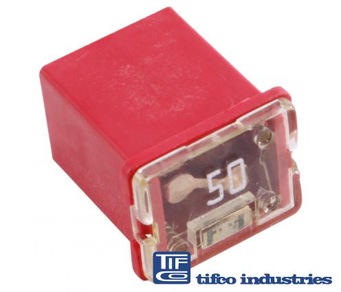 TIFCO Industries - Part#: 42854 - LED Low Profile J Case Fuse, 50 