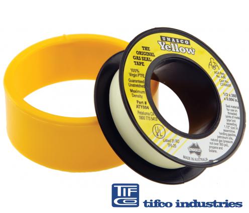 TIFCO Industries - Part#: 5215 - Thread Seal Tape-Gas, 1/2