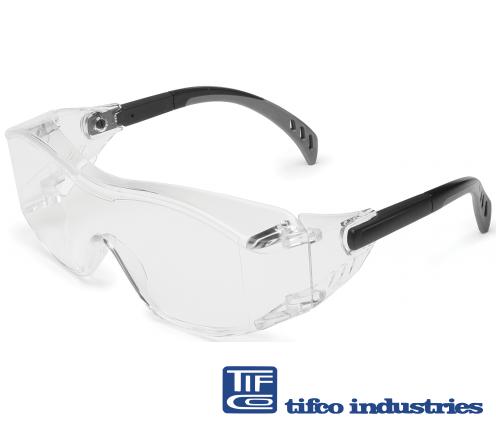 TIFCO Industries Part 6093 Safety Glasses Cover 2 Clear