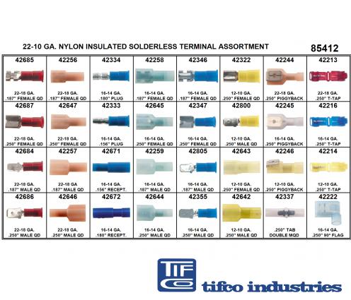 TIFCO Industries - Electrical, Wire Terminals, Nylon Insulated