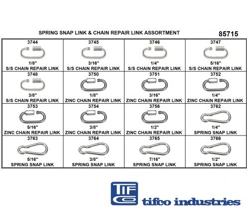 3/8 Stainless Steel Spring Snap Link