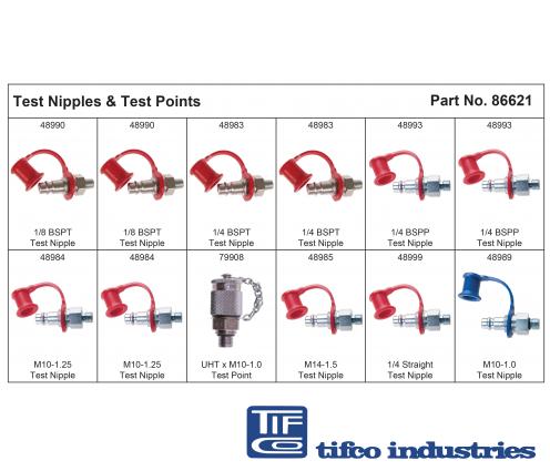 TIFCO Industries - Part#: 48990 - Snap-On Test Tool, 1/8 BSPT