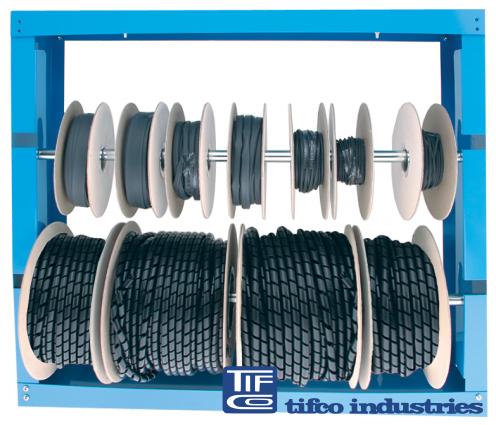 TIFCO Industries - Part#: 91187 - Wire Spool Rack, 26W x 6D x 17H